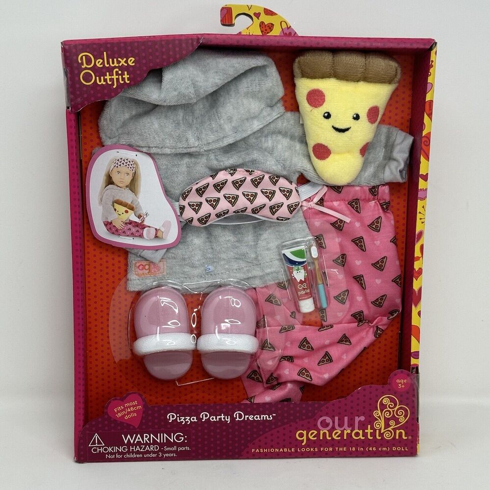 Our Generation Deluxe Outfit Pizza Party Dreams Outfit For 18" Dolls!